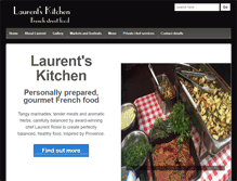 Tablet Screenshot of laurentskitchen.com